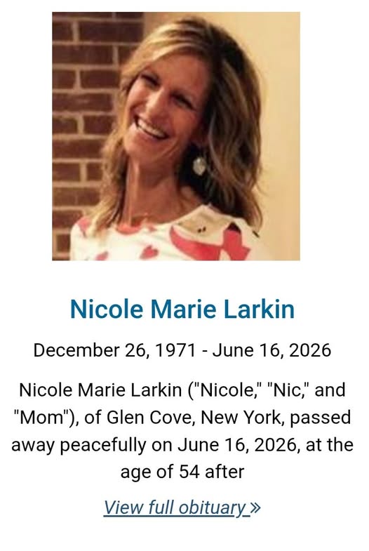 Nicole Larkin Glen Cove, New York Obituary, Death – Community Mourns the Loss of a Cherished Resident Remembered for Her Kindness and Presence